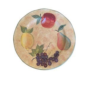 Vintage Susan Winget Extra Large 16" Ceramic Fruit Platter
